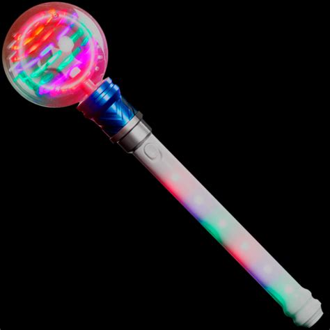 13 5 Spinning Magic Ball Wand Blue GlowUniverse