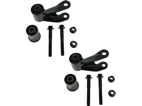 Rear Rearward Leaf Spring Shackle Set Piece Set Compatible With