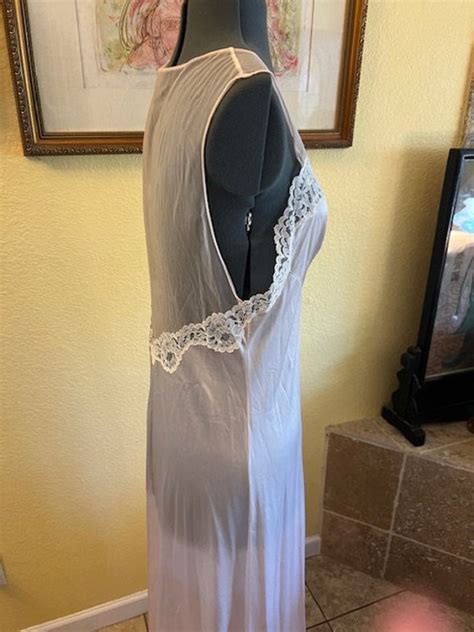 Vintage Barbizon Beautiful Sheer Nylon Nightgown And … Gem