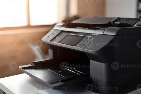 Modern printer copier scanner printer in office table business printer ...