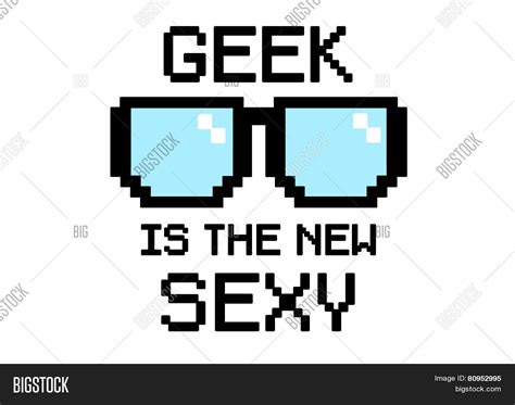 Geek Sexy Glasses Vector & Photo (Free Trial) | Bigstock