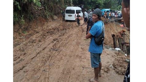 Jalan Terban Lintas Solok Solok Selatan Di Nagari Lolo Sudah Bisa