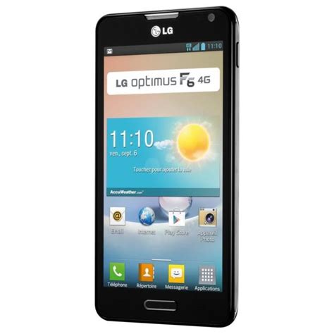 LG OPTIMUS F6 Noir Cdiscount Téléphonie