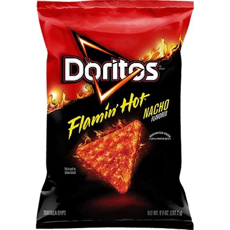 Doritos Flavored Tortilla Chips Xxtra Flamin Hot Nacho