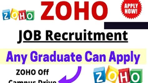 Zoho Corporation Job Vacancy Freshers Off Campus Coimbatore