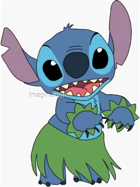 Stitch Sticker For Sale By Wiamezaa12 Redbubble