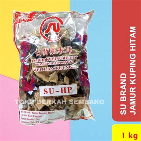 Jual JAMUR KUPING HITAM PUTIH 1 KG WHITE BACK FUNGUS SU HP BRAND