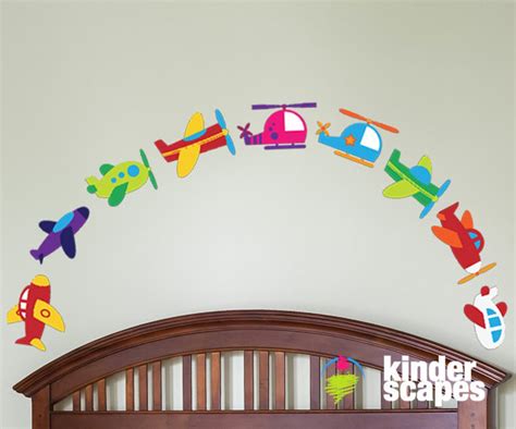 Airplane Wall Decal Kids Wall Decal Plane Wall Decal - Etsy