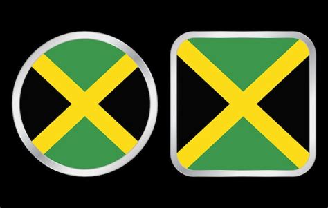 Premium Vector Jamaica Flag Icon