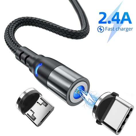 FONKEN Cable Micro USB Magn Tico Para Tel Fono M Vil Cargador Magn Tico