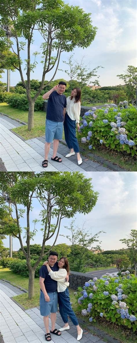 둘째 임신 이지혜 세무사 남편♥과 티격태격 포즈 군살no 완벽 몸매 네이트 연예