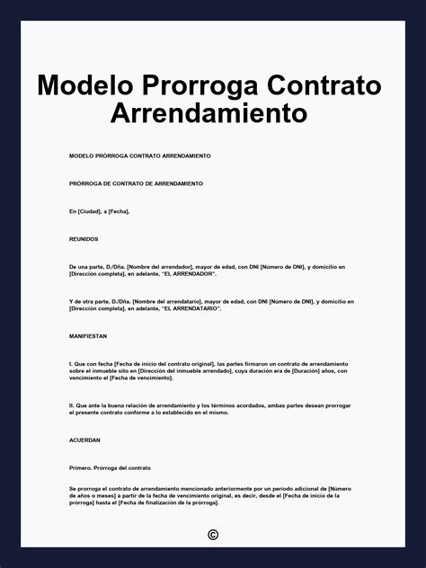 Contrato De Arrendamiento Sencillo Para Imprimir 3