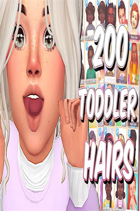 25 Sims 4 Toddler Hair Cc And Mods Download Sims 4 Toddler