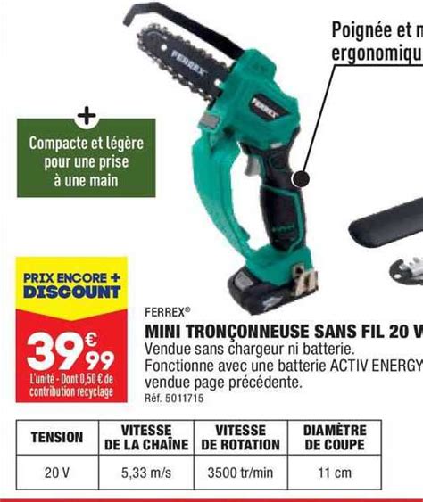 Promo Mini Tron Onneuse Sans Fil V Ferrex Chez Aldi Icatalogue Fr