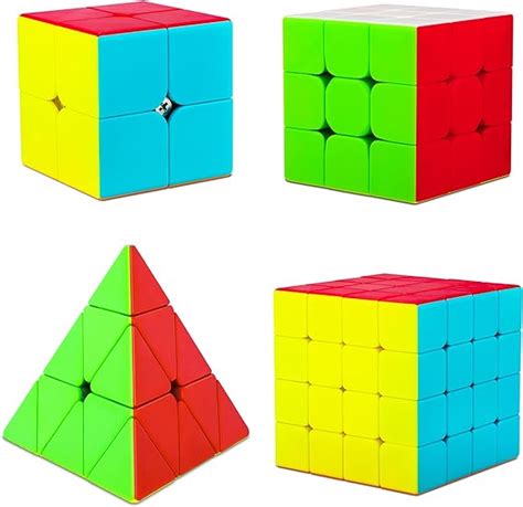 Coolzon Speed Zauberw Rfel Set Packung Aufkleberlos Magic Cube Set