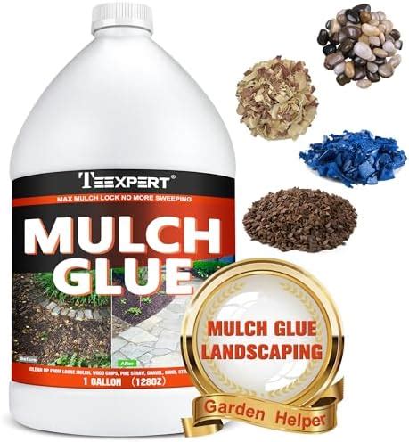 Amazon Mulch Glue 1 Gallon 128oz Mulch Adhesive Gravel Binder