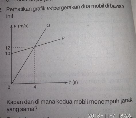 Contoh Soal Glbb Grafik V T