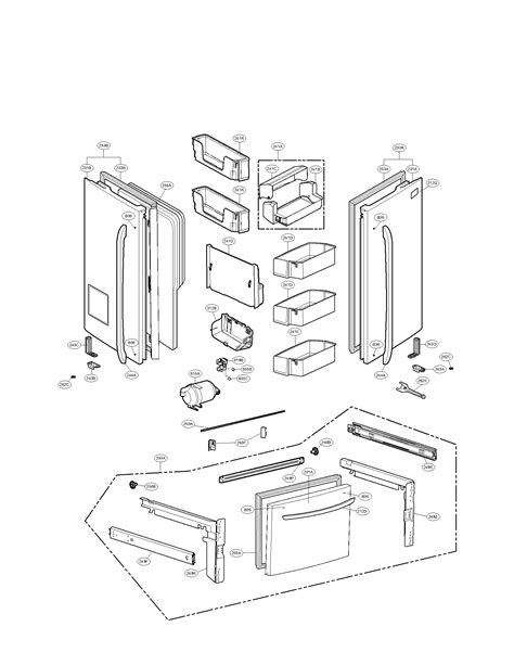 Lg Refrigerator Lfc25760st Parts Diagram Diagramwirings