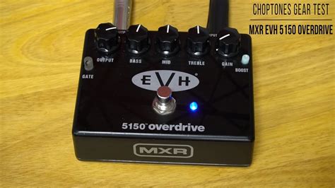 Mxr Evh 5150 Overdrive Distortion Pedal Playthrough Youtube