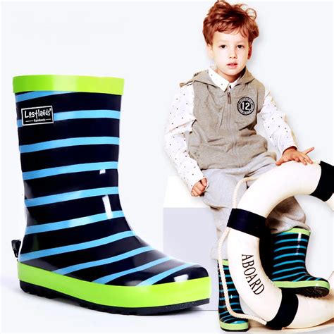 Moda Ni Os Lluvia Botas Ni Os Ni O Gumboots Wellingtons Guapo Marina