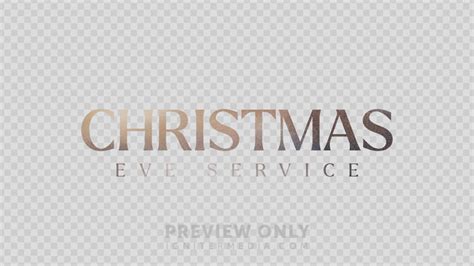 Above Every Name Christmas Eve Service Title Graphics Igniter Media