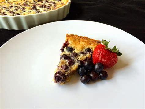 The Nerdy Chef Blueberry Almond Tart