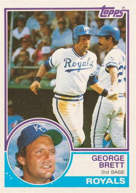 1983 Topps George Brett 600b Baseball Vcp Price Guide