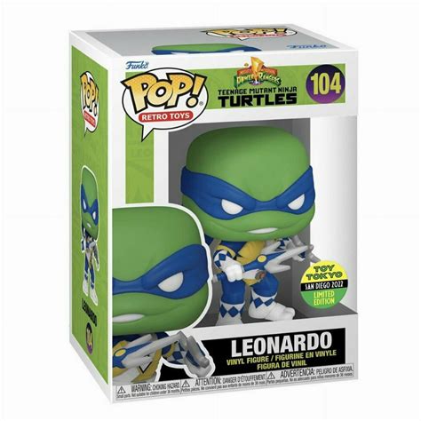 Funko Pop Comics Teenage Mutant Ninja Turtles Leonardo Blue Ranger