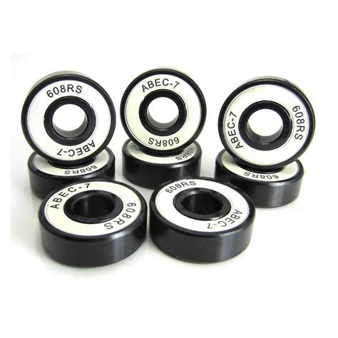 Amazon TRB RC 8x22x7mm BK WH ABEC 7 Precision Skate Ball Bearings