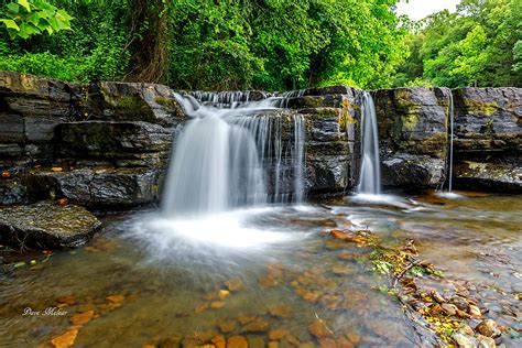 Arkansas Natural Dam Waterfalls Three Photograph By Dave Melear Pixels