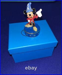 Disney Parks Arribas Fantasia Sorcerer Mickey Mouse Trinket Box New