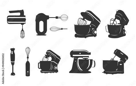 Mixer Svg Mixer Silhouettes Kitchen Mixer Silhouette Stand Mixer Svg