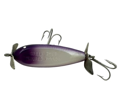 CREEK CHUB BAIT COMPANY INJURED MINNOW Fishing Lure • PURPLE – Toad Tackle