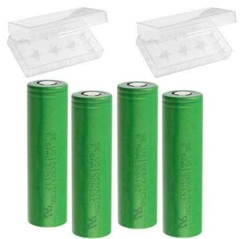 SONY VTC5A 18650 3 7V 2600mAh 35A Li ion Şarjlı Pil Pil Taşıma Kutusu