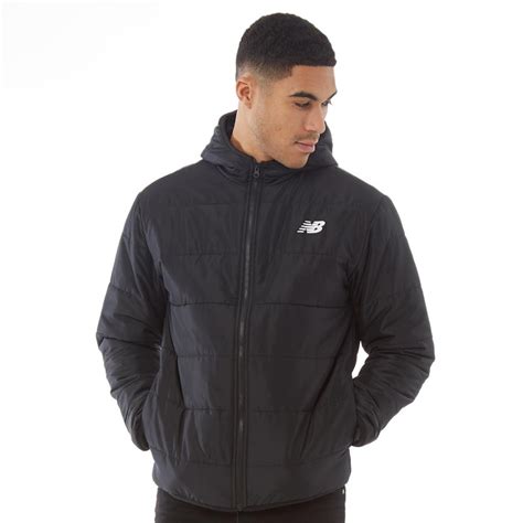 Buy New Balance Mens Insulated Padded Running Jacket Black