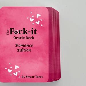 FUCK IT Oracle Deck Romance Edition Tarot Inspired Cards Provide Accurate Readings Guidance