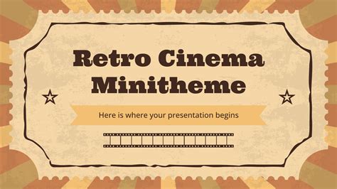 Retro Cinema Minitheme Presentation