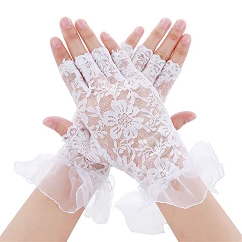 I Tested The Versatility Of Fingerless Lace Gloves In White Here S Why