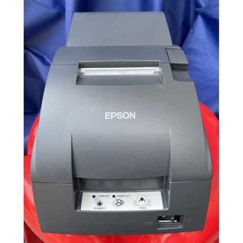 Printer Epson TM U220A เครองพมพใบเสรจอยางยอแบบหวเขม Shopee