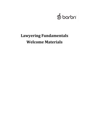 Fillable Online Law Udmercy Lawyering Fundamentals Welcome Materials