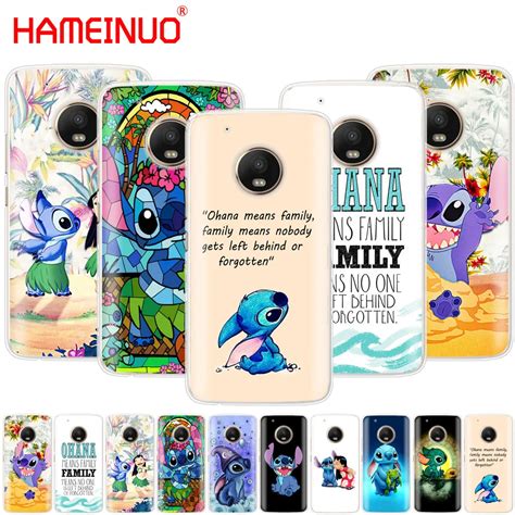 HAMEINUO LILO AND STITCH OHANA FAMIL Case Phone Cover For Motorola Moto