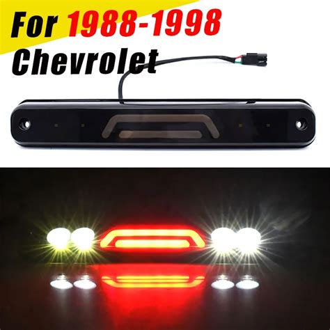 Smoked Led 3rd Third Brake Cargo Light For 1988 1998 Chevrolet C1500