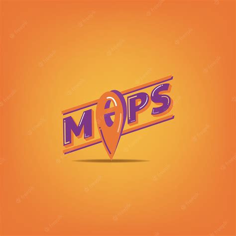 Premium Vector | Vector map logo design element