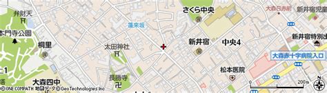 東京都大田区中央5丁目28 6の地図 住所一覧検索｜地図マピオン