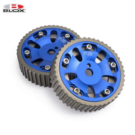 Blox 2Pcs Adjustable Cam Gears Timing Gear Pulley Kit For Mitsubishi