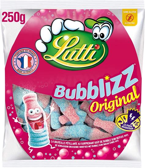 Lutti Bubblizz Original Gomme M Cher G Amazon Fr Epicerie