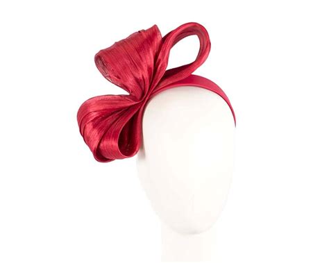 Large Red Bow Racing Fascinator By Fillies Collection Fascinators Au