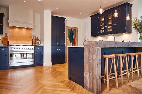 20 Copper And Navy Blue Kitchen