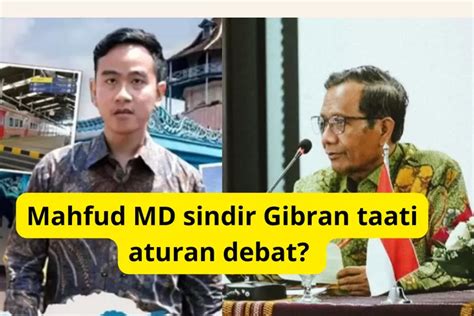 Gibran Gunakan Istilah Asing Hingga Keluar Podium Saat Debat Mahfud MD