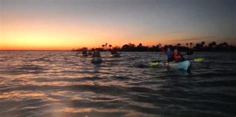 Sunset Kayaking At Haulover Canal Titusville Fl Florida Adventurer